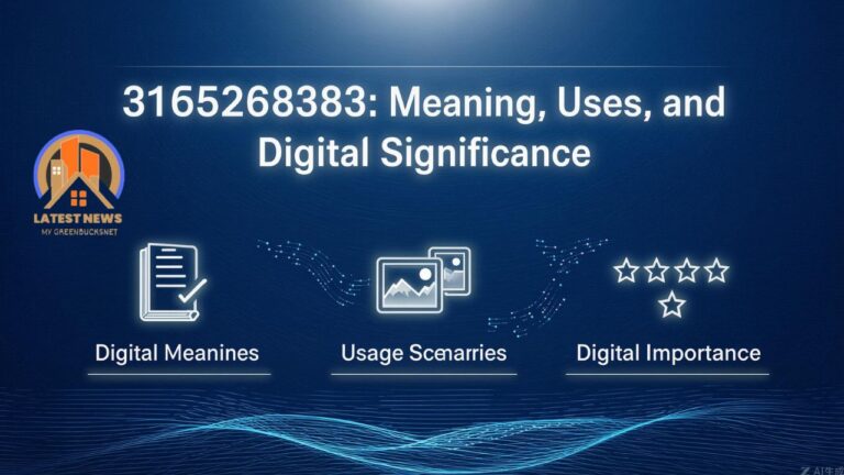 3105268383 Meaning, Uses, and Digital Significance